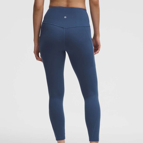 NWT Lululemon Align High-Rise Pant *Pockets, Sz 6, Blue Twill - Picture 1 of 6